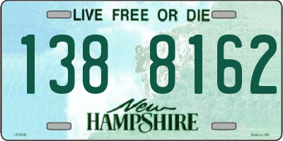 NH license plate 1388162