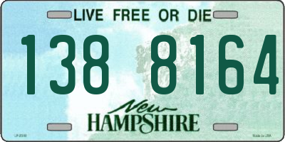 NH license plate 1388164