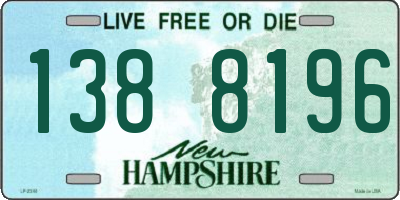 NH license plate 1388196