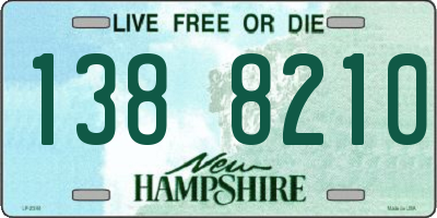 NH license plate 1388210
