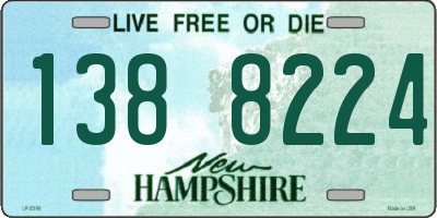 NH license plate 1388224