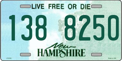 NH license plate 1388250