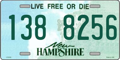 NH license plate 1388256