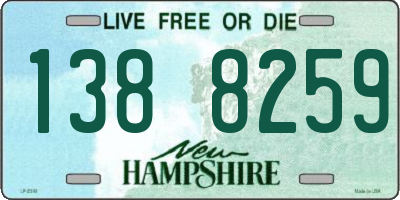 NH license plate 1388259