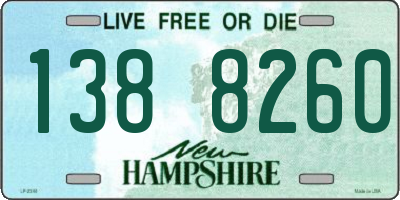 NH license plate 1388260