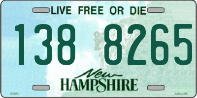 NH license plate 1388265