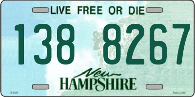 NH license plate 1388267