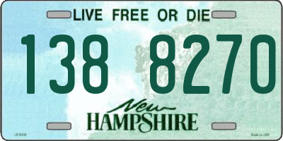 NH license plate 1388270