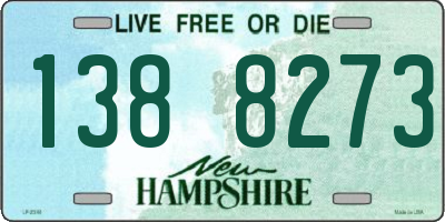 NH license plate 1388273
