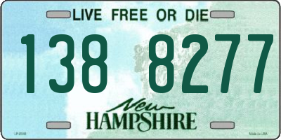 NH license plate 1388277