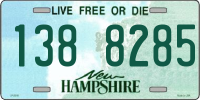 NH license plate 1388285