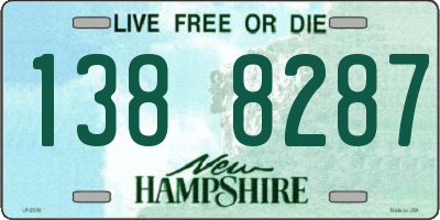 NH license plate 1388287