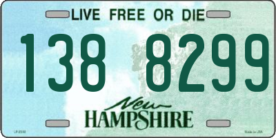 NH license plate 1388299