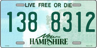 NH license plate 1388312
