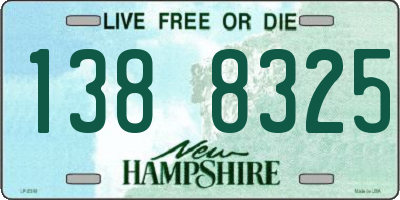 NH license plate 1388325
