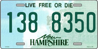 NH license plate 1388350