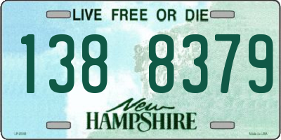 NH license plate 1388379