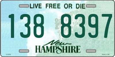NH license plate 1388397