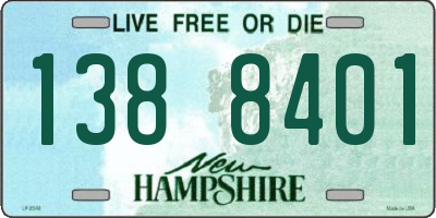 NH license plate 1388401