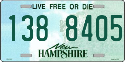 NH license plate 1388405