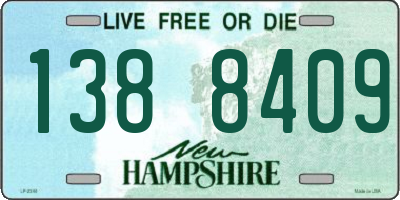 NH license plate 1388409