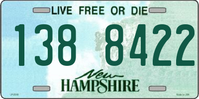 NH license plate 1388422