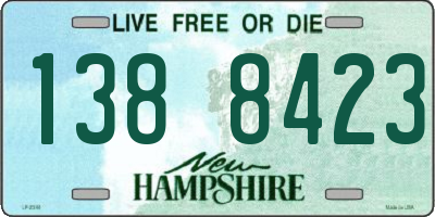 NH license plate 1388423
