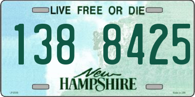 NH license plate 1388425