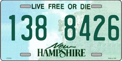 NH license plate 1388426