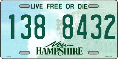 NH license plate 1388432