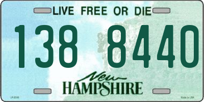 NH license plate 1388440
