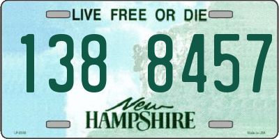 NH license plate 1388457