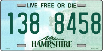 NH license plate 1388458
