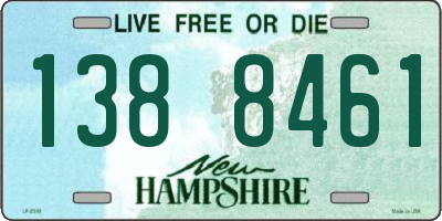 NH license plate 1388461
