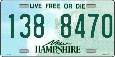 NH license plate 1388470