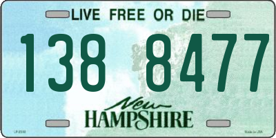 NH license plate 1388477