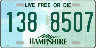 NH license plate 1388507