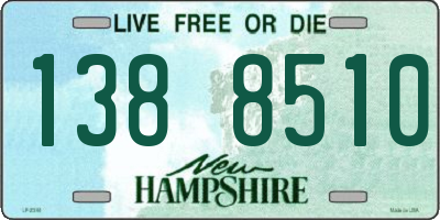 NH license plate 1388510