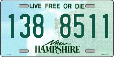 NH license plate 1388511