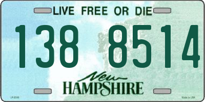NH license plate 1388514