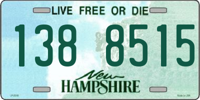 NH license plate 1388515