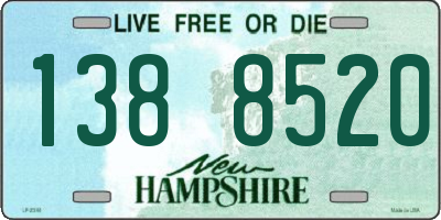 NH license plate 1388520