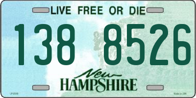 NH license plate 1388526