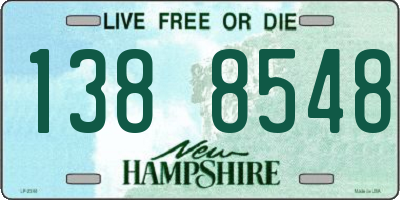 NH license plate 1388548