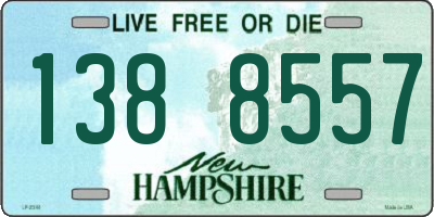 NH license plate 1388557