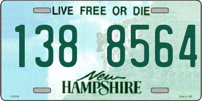 NH license plate 1388564