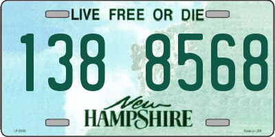 NH license plate 1388568