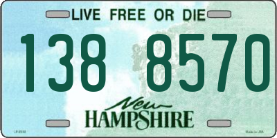 NH license plate 1388570