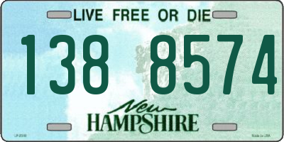 NH license plate 1388574