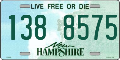 NH license plate 1388575